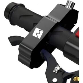 PLORIS by Monster Fairings Motorcycle Handlebar Grips Heavy Duty Adjustable Anti Theft Motorcycle Lock for Protection (Black)