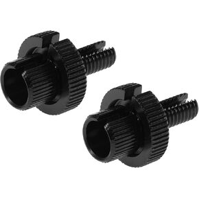 Motorcycle Brake Lever Barrel Adjusters Screws M8 Motorcycle Brake Adjusting Screws Black 2 Pcs