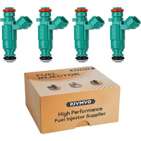 0280156159 OE 1.8L Performance Fuel Injectors,Compatible with/Nissan 1.8 Sentra 2000 2001 2002 2003 2004 2005 2006 |12 Holes| |Set of 4|