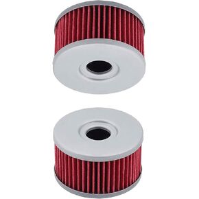 Two Pcs HF137 Oil Filter for Suzuki DR650 S40 DR500 SP500 DR600 SP600F DR650 DS650 LS650 XF650 DR750 DR800 16510-37440