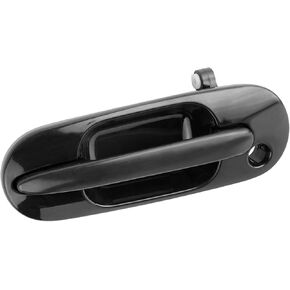 Exterior Outside Outer Front Left LH Driver Side Door Handle Fit for Honda CRV 1997 1998 1999 2000 2001 Black with Keyhole Replace OE# 77609