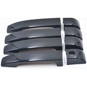 Elarco 8PCS Gloss Black Exterior Door Handle Cover for Land Rover Range Vogue L322 2002-2012