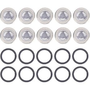 Brake Master Cylinder Window, Brake Master Cylinder Sight Glass Universal Leakproof Clearly Observe HD Aging Resistance with O Ring for Motorcycle ATV (18MM), Generic84odmxvcy3-12