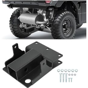 HECASA 2'' Rear Trailer Hitch Receiver Compatible with Kawasaki Mule 600 610 2007-2016 Fit for Mule SX 2017-2024 UTV Towing Rear Hitch