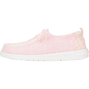 HEYDUDE Wendy Surf Wash Pink Size 7, Women’s Shoes, Women’s Slip-on Loafers, Comfortable & Light-Weight