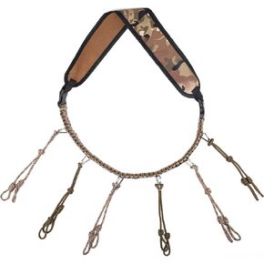 Windspeed Duck Call Lanyard, Hand Braided Paracord Game Call Lanyard with 12 Adjustable Loops and 6 Buckles, Military Grade Hunting Call Lanyard for Outdoor Predator in Kuwait