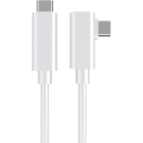 كابل وصلة الجري في ار متوافق مع أوكيولوس كويست، Cuxnoo الواقع الافتراضي كابل سماعة رأس USB 3.2 Gen1 C-C نقل البيانات عالي السرعة، سلك شحن سريع، 15 قدم in Kuwait