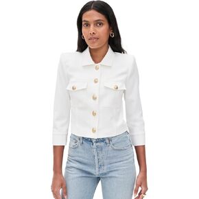 L'AGENCE Women's Kumi Cropped Fitted Jacket