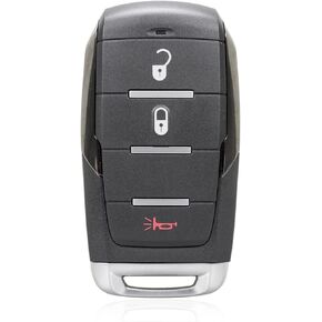 استبدال المفتاح الإدخال عن بعد مفتاح السيارة FOB OHT-4882056 433.92MHz 4A CHIP 3 زر لعام 2019 2020 RAM 1500