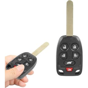 استبدال الإدخال بدون مفتاح مفتاح السيارة عن بُعد FOB N5F-A04TAA 6-Button ، 313.8 MHz التردد ، متوافق مع Honda Odyssey (2011 2012 2013) ، استبدال أرقام جزء OEM N5F-A04TAA N5FATAA