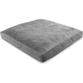 كوردارويز وسادة اصطدام حسية من قماش كوردروي للاطفال والكبار، سجادة اصطدام للاطفال مع حشوة اسفنجية ناعمة، رمادي in Kuwait