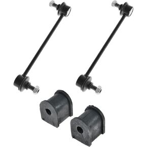 طقم التعليق الخلفي TRQ Sway Sway Bar Buring Set Sway Bar Bar Link متوافق مع 1997-2001 Lexus ES300 1997-1999 Toyota Avalon Camry 1999-2003 Solara