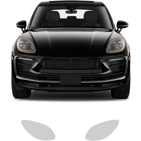 Fdaiun for Porsche Macan Basic Edition 2022-2024 PPF Precut Car Paint Film Film غير مرئي TPU HD Film Scratch Protector Extroport (المصابيح الأمامية 2pcs)