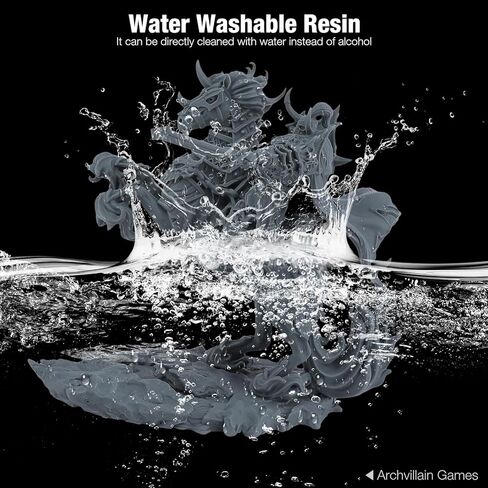 اليغو راتنج طابعة ثلاثي الابعاد قابل للغسل في الماء، راتنج سريع 405 نانومتر LCD معالجة بالاشعة فوق البنفسجية من الراتنج لطابعات LCD ثلاثية الابعاد، رمادي 1000 غرام in Kuwait