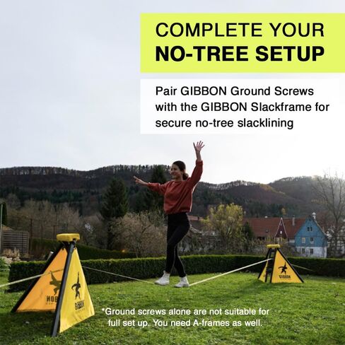 جيباتي سلاكلاينز للجنسين نقطة تثبيت أرضي برغي ، مرساة الأرض ، الطول: 70 سم ، العرض (اللوحة): 20 سم ، بطانة مائلة بدون أشجار ، أسود ، 7 رطل in Kuwait