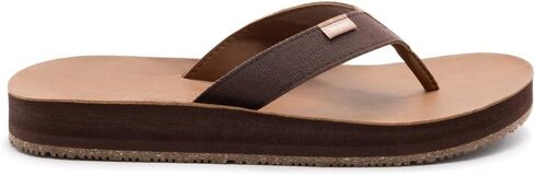 Feelgoodz Men's Zensole Kinderz Water-resistant Vegan Leather/Natural Rubber Flip Flops in Kuwait