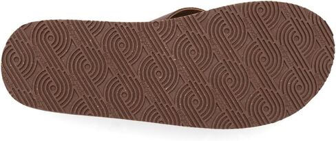 Feelgoodz Men's Zensole Kinderz Water-resistant Vegan Leather/Natural Rubber Flip Flops in Kuwait