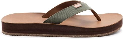 Feelgoodz Men's Zensole Kinderz Water-resistant Vegan Leather/Natural Rubber Flip Flops in Saudi Arabia