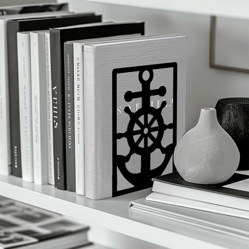 Beaceblue Metal Bookends للأرفف ، الدعم الداعم للكتاب الداعم للدراسة الشاقة الدقيقة للمكتب ، المكتب ، الرف ، الغرفة 4.7 "× 3.5" × 7 "مكوّنات طويلة من الحديد الطويل ، زوج واحد (ديناصور) in Saudi Arabia