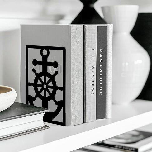 Beaceblue Metal Bookends للأرفف ، الدعم الداعم للكتاب الداعم للدراسة الشاقة الدقيقة للمكتب ، المكتب ، الرف ، الغرفة 4.7 "× 3.5" × 7 "مكوّنات طويلة من الحديد الطويل ، زوج واحد (ديناصور) in Saudi Arabia