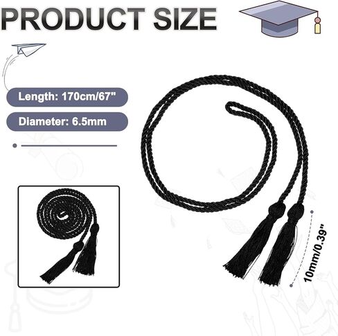 Meccanixity 2025 Tassel Graduation ، سلك التخرج الطويل 67 بوصة شرف ، سحر الأنيقة 2025 لملحقات التخرج (Green ، Pack of 1) in Saudi Arabia