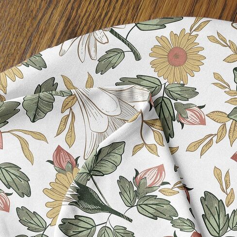 Sweet Jojo Designs Vintage Floral Boho Nursing Pillow Cover Breastfeeding Pillowcase for Newborn Infant Bottle Breast Feeding Pillow NOT Included Blush Pink Yellow Green Bohemian Shabby Chic Farmhouse in Kuwait