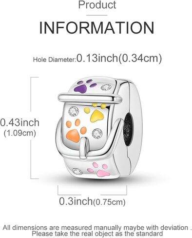 Hapour Clip Spacer Charm for Bracelet Clip Lock Stopper Bead Spacer DIY Fit European Snake Bracelet Openable 925 Sterling Silver Beads Jewelry for Women Mom in Kuwait
