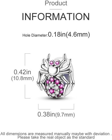 Hapour Clip Spacer Charm for Bracelet Clip Lock Stopper Bead Spacer DIY Fit European Snake Bracelet Openable 925 Sterling Silver Beads Jewelry for Women Mom in Kuwait
