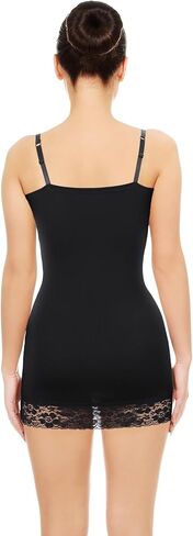 Bencailor 6 Pcs Women's Long Tank Tops, Long Camisole Workout Tops for Adjustable Spaghetti Strap Women Camis Undershirts in Kuwait