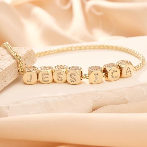 سحر رسائل للقلادة والأساور ، سحر حبة مملوءة بالذهب 14 ألف in Kuwait