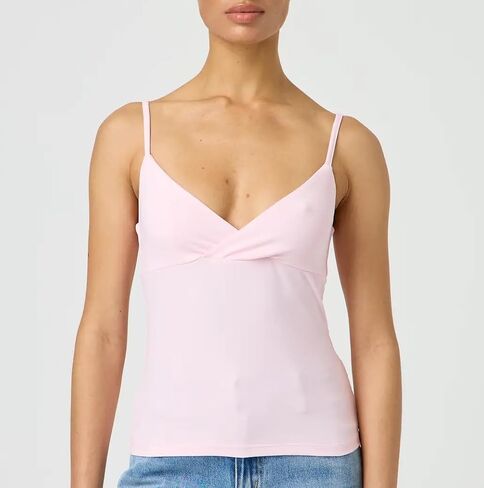 Giraropa Women Summer Basic Cami Shirt Sexy Sleeveless Spaghetti Strap V Neck Tank Top Y2K Slim Fit Going Out Crop Tops in Saudi Arabia