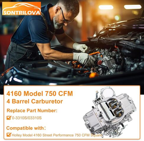 استبدل Holley BR-67270 Carburetor 4150 Model 600 CFM 4 برميل مزدوج ، متوافق مع Holley Chrysler ، Dodge ، Ford ، GM ، Lincoln ، Mercury ، Plymouth.Electric Choke ، Vacuum Secondaries (600 CFM) in Kuwait