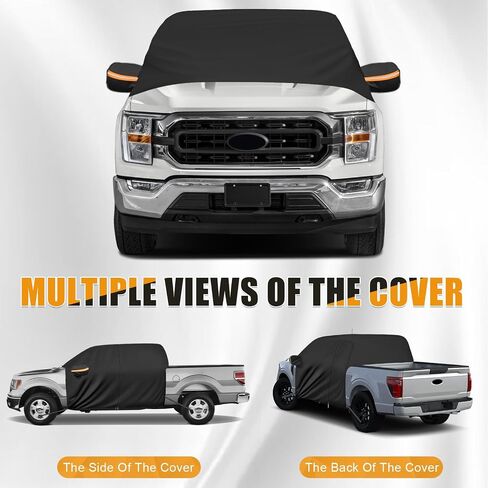 Cab Car Cover for Full-Size Truck Crew Cab, Compatible with Ford F-150, Chevy Silverado, Dodge Ram, GMC Sierra, Toyota Tundra, Nissan Titan, Truck Cab Roof Cover in Saudi Arabia