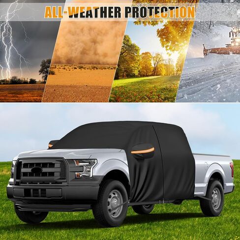 Cab Car Cover for Full-Size Truck Crew Cab, Compatible with Ford F-150, Chevy Silverado, Dodge Ram, GMC Sierra, Toyota Tundra, Nissan Titan, Truck Cab Roof Cover in Saudi Arabia