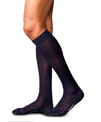 FALKE Men's No. 6 Knee-High Socks, Lightweight, Silky Soft, Breathable, Luxurious Merino Wool Silk, Premium Stockings, 1 Pair in Saudi Arabia