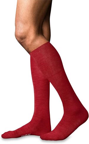 FALKE Men's No. 6 Knee-High Socks, Lightweight, Silky Soft, Breathable, Luxurious Merino Wool Silk, Premium Stockings, 1 Pair in Saudi Arabia