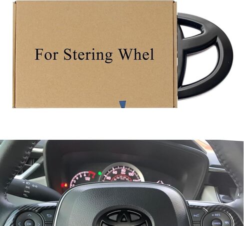 Plastic Overlays kit Wheel Emblem (Matte Black.) in Saudi Arabia
