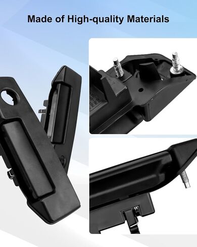 Exterior Sliding Door Handle Set Fit for Nissan NV200 Chevy City Express 2013-2021, Rear Driver and Passenger Side Slide Door Handles Replace 826073LM0B 826063LM0B 157619 157617 with Keyhole in Saudi Arabia
