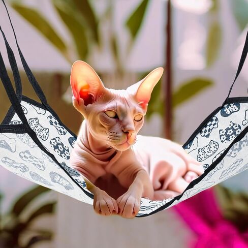 5 Pieces Pet Hammock Cats Ferret Hammock Soft Pet Bed Suitable for Guinea Pig Hamster Gerbil Kittens Cats Cage in Saudi Arabia