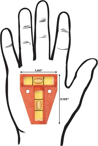 Johnson Level & Tool 125 Cross Check Level, Orange, 1 Level in Saudi Arabia