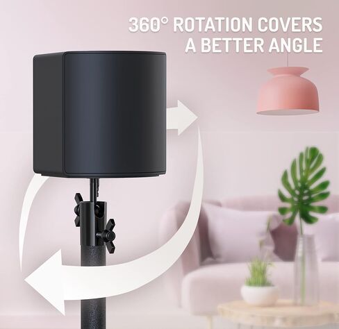 Skywin VR Stand and Hidden Cable Set Compatible with HTC Vive & Index Base Station - Tempered Glass HTC Vive Stand and Cable Set for Vive and Rift Constellation Sensors (Hidden Cable Version) in Kuwait