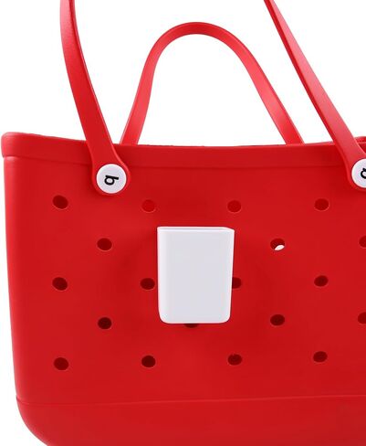 Organizer Accessory for Bogg Bag and Simply Southern Tote - Insert Holder Charm for Small Items like Keychain, Sunglasses, Gum Compatible with Most Beach Tote - Multiple Color Options(White) in Saudi Arabia