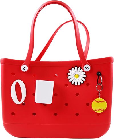 Organizer Accessory for Bogg Bag and Simply Southern Tote - Insert Holder Charm for Small Items like Keychain, Sunglasses, Gum Compatible with Most Beach Tote - Multiple Color Options(White) in Saudi Arabia