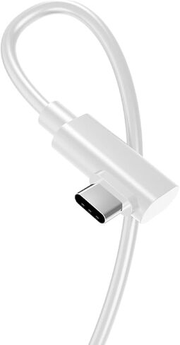 VR Streaming Link Cable Compatible for Oculus Quest, Cuxnoo Virtual Reality Headset Cable Angle USB 3.2 Gen1 C-C High-Speed Data Transfer, Fast Charging Cord, 15FT Black in Kuwait