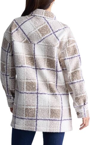 Buffalo David Bitton Women's Royce Long Sleeve Double Pocket Shacket in Kuwait