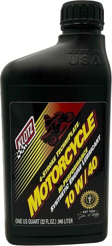 Klotz Motorcycle TechniPlate with Integrated Transmission, Hi-Performance Synthetic Motor Oil Lubricant for 4-Stroke Engines | 10W-40 – KL-840 – 1 Quart in Saudi Arabia