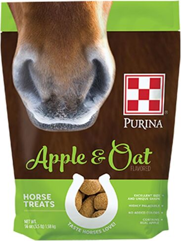 Purina | Apple and Oat Flavored Horse Treats | 3.5 Pound (3.5 lb) Bag in Saudi Arabia