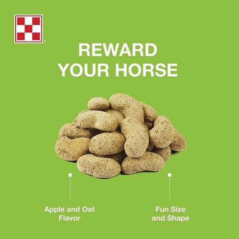 Purina | Apple and Oat Flavored Horse Treats | 3.5 Pound (3.5 lb) Bag in Saudi Arabia
