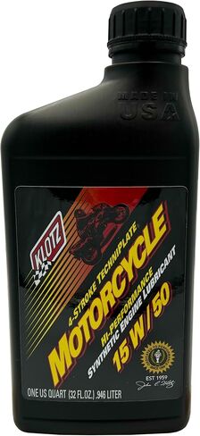 Klotz Motorcycle TechniPlate with Integrated Transmission, Hi-Performance Synthetic Motor Oil Lubricant for 4-Stroke Engines | 10W-40 – KL-840 – 1 Quart in Saudi Arabia