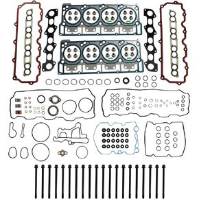 Cylinder Head Gasket Set (18mm) Fit for Ford F250 F350 F450 F550 E350 E450 Super Duty 6.0L 2003-2010 HSU26734 26374PT CS26374 ES72229
